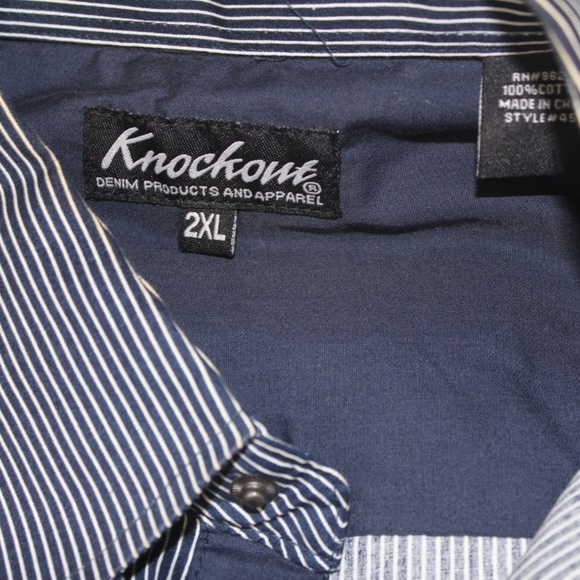 BUNDLE 3 knockout shirt sz xxl 2xl blue gray - Picture 7 of 7